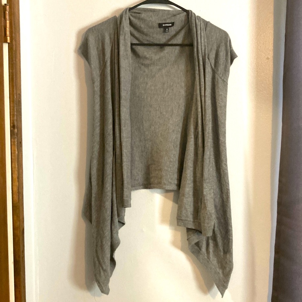 Express short sleeve cardigan